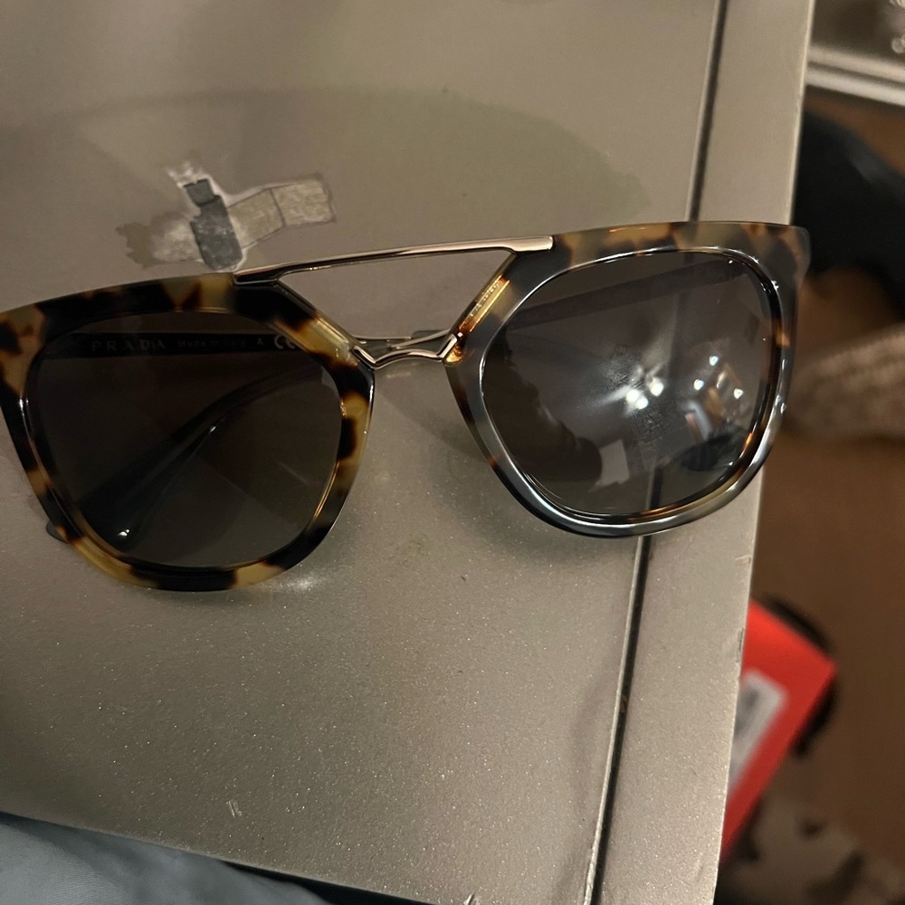 Never worn new Prada Tortoise Shell Sunglasses NWT - image 1